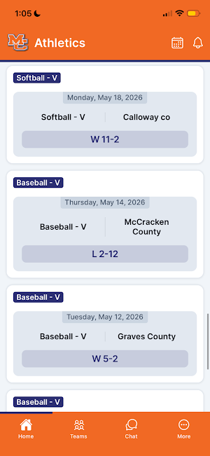 Marshall County Athletics Screenshot 0
