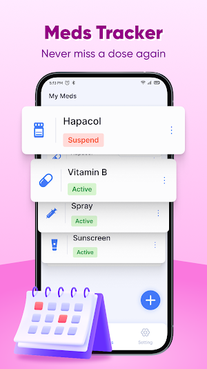 Pill Reminder Medication Alarm Screenshot 1
