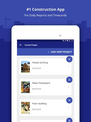 Construction Daily Log App Screenshot 0