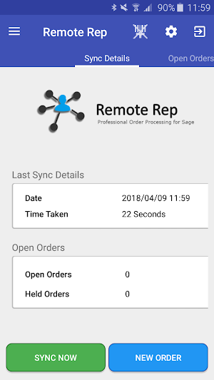 Remote Rep Lite Screenshot 0