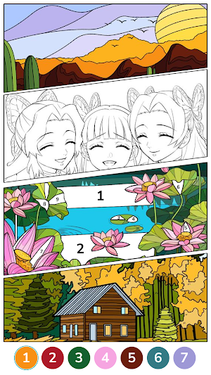 Paint by Number : Color Games Screenshot 1