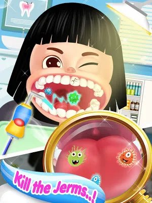 Mouth care doctor - dentist & tongue surgery game Screenshot 1