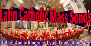 Latin Catholic Mass Songs | Lyric + Ringtone Screenshot 0
