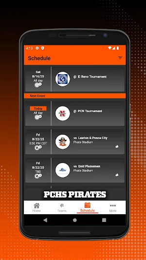 Putnam City Pirates Athletics Screenshot 1