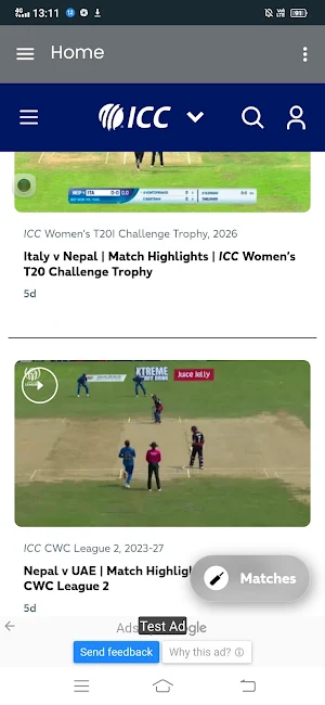 Sports TV - Live Cricket Screenshot 3
