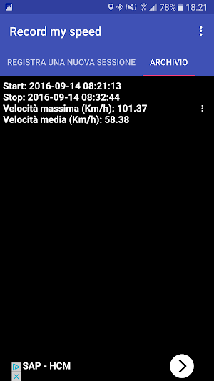 Speed records Screenshot 1
