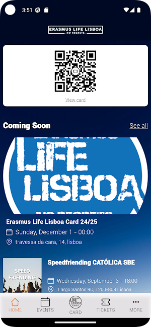 Erasmus Life Lisboa Screenshot 0