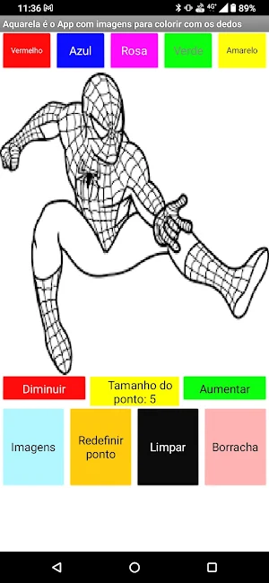 Aquarela colorir com os dedos Screenshot 3