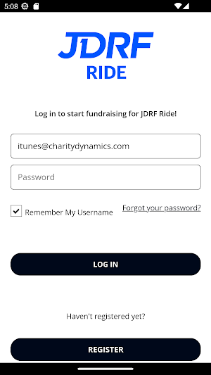 JDRF Ride Screenshot 0