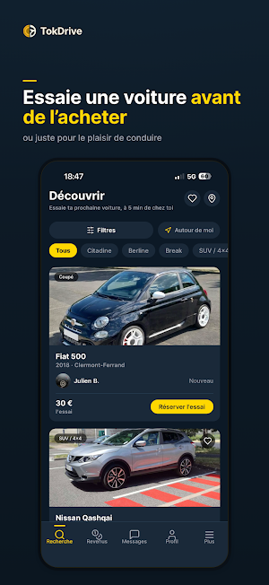 TokDrive : essai automobile Screenshot 0