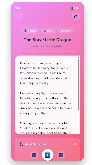 Puffy - AI Bedtime Stories Screenshot 1