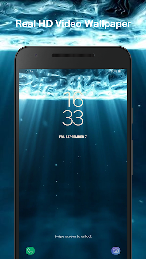 Under The Ocean Live Wallpaper Screenshot 2
