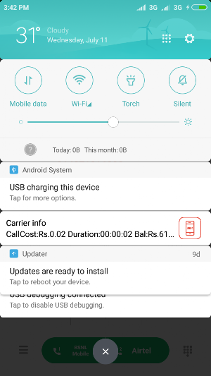USSD Notification Screenshot 3