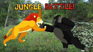 Lion Fights Gorilla Screenshot 0
