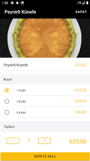 Özikizler Künefe Screenshot 3