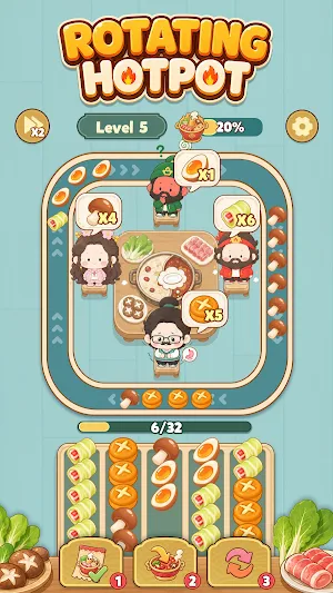 Heroes Hotpot: Food Sort Saga Screenshot 0