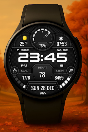 Nexus Digital Watch Face Screenshot 1