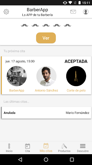 BarberApp Screenshot 2