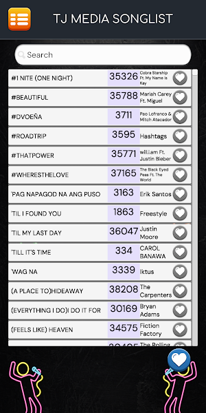 TJ Media Songbook Screenshot 1