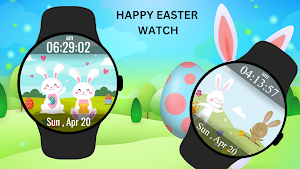 Happy Easter Watch Face 4 Screenshot 1