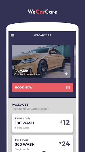 WeCarCare React Native Theme Screenshot 0