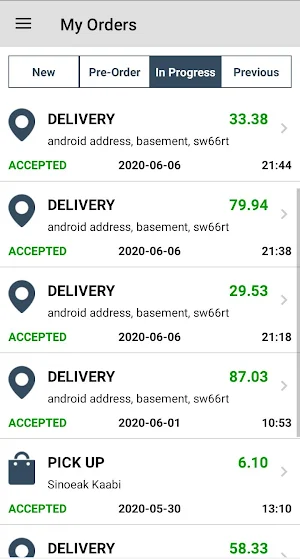 Order Manager: Deliveron Screenshot 3