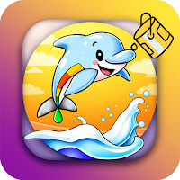 Dolphin Splash Color World