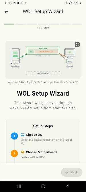 SupaWOL - Wake On Lan Screenshot 1
