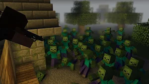 Zombie Apocalypse map for MCPE. New maps and mods Screenshot 1