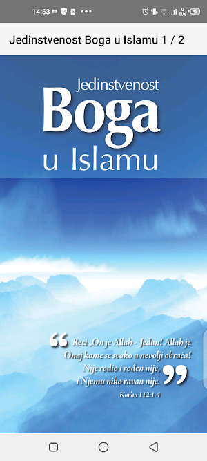 Jedinstvenost Boga u Islamu Screenshot 0