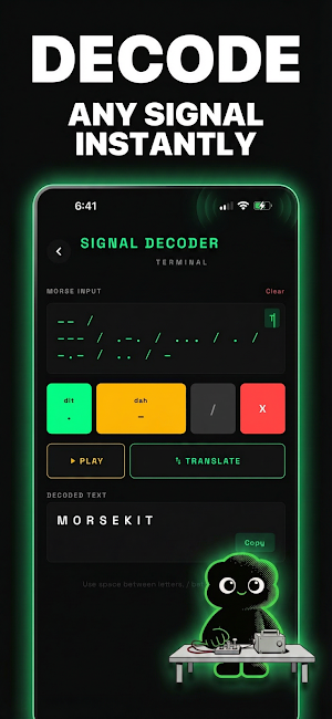 MorseKit: Morse Code Trainer Screenshot 2