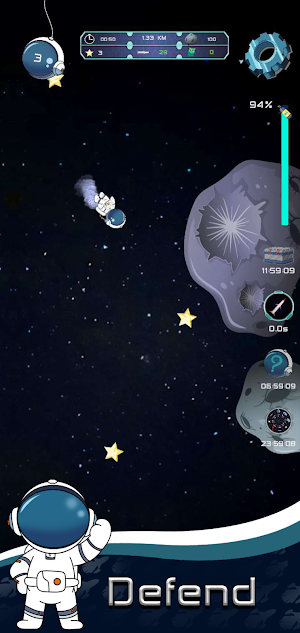 Asteroid Between Us: Shooter Screenshot 1