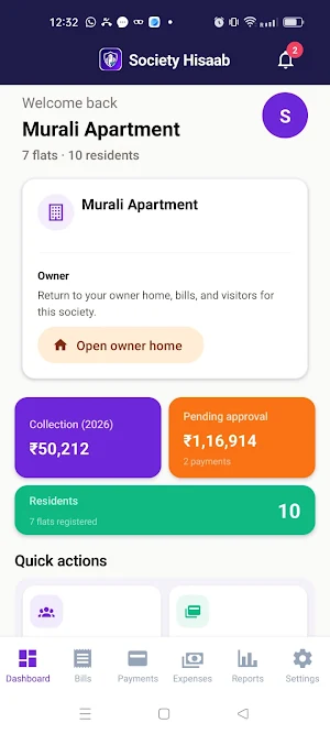 Society Hisaab Screenshot 2