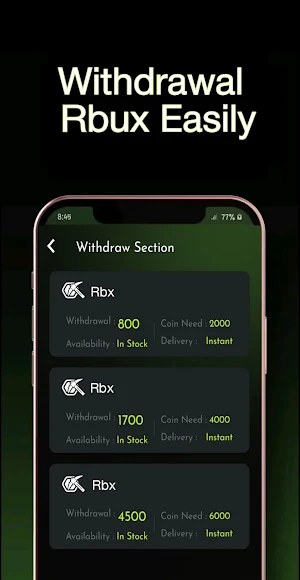 Rbux Mining Reward for robux Screenshot 3