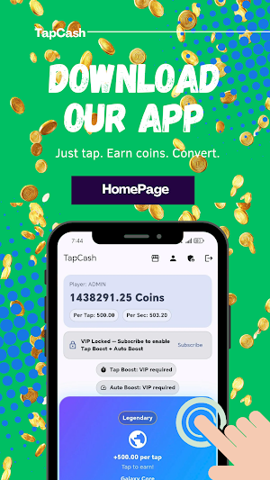TapCash - Play and Earn Screenshot 1