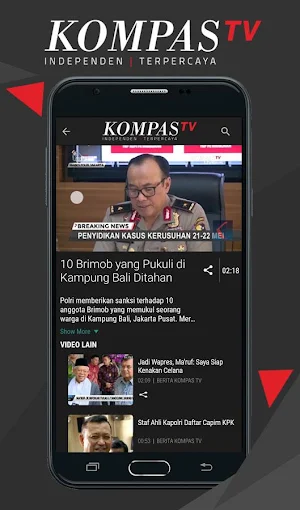 Kompas TV - Liputan Live Streaming & Video Berita Screenshot 2
