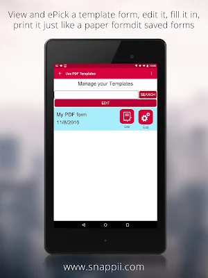 My PDF Form Manager Screenshot 2