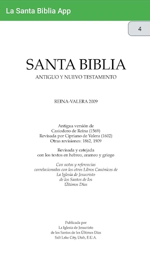 La Santa Biblia App Screenshot 1