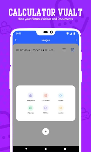 Calculator Lock - Photo Video Hide App & Lock File Screenshot 3