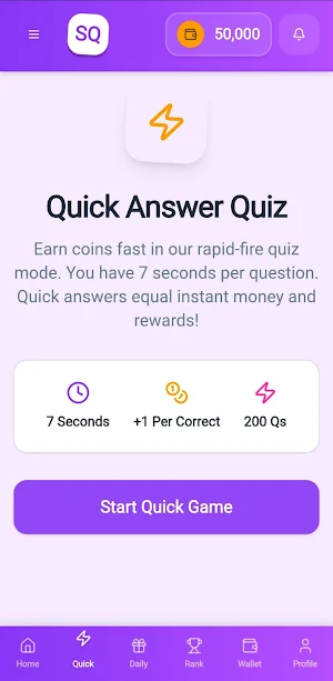 Quiz Money – Earn Money Quiz Screenshot 1