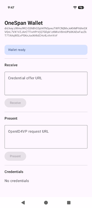 OneSpan Wallet Screenshot 2