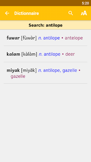 Mbuko Dictionary Screenshot 2
