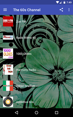 The 60s Channel - Live Radios  Screenshot 1