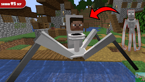 Skibidi Toilet VS SCP Mod MCPE Screenshot 2