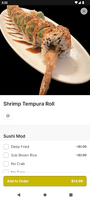 Thai Palace & Sushi Bar Screenshot 3