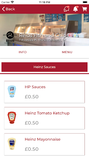 Reids Fish and Chips Screenshot 2
