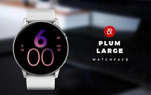 Plum Large Watch Face Screenshot 0