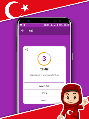 Salom! Turkcha - turk tili so'zlarni o'rganish Screenshot 3