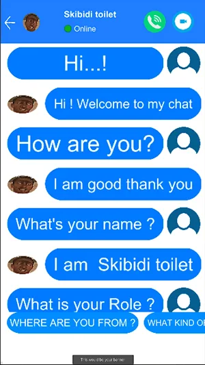 skibidi toilet fake call Screenshot 2