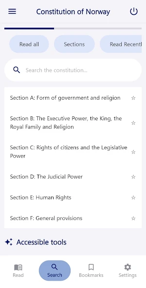 Norway Grunnloven App Screenshot 3
